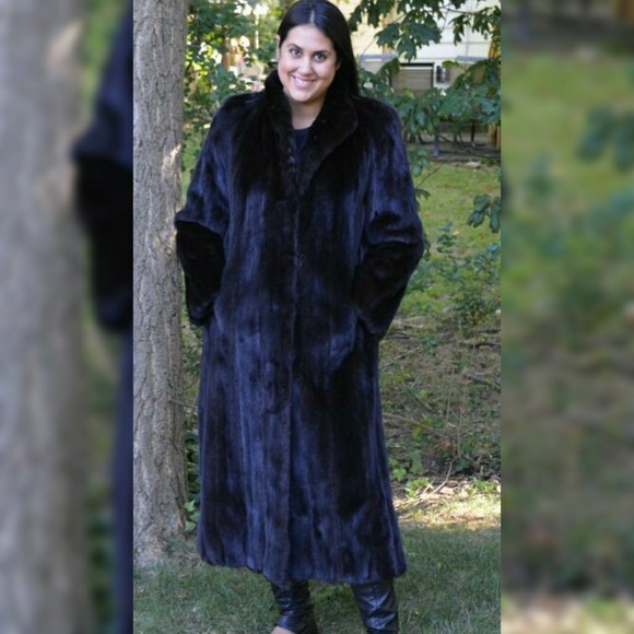 full length blackglama mink coat